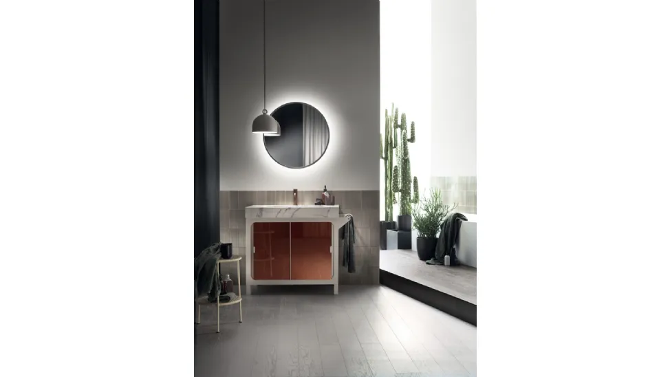 Mobile da Bagno Mistfits Bathroom in Metallo e Vetro di Scavolini Bathrooms